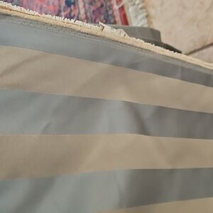 Beautiful  beige and powder blue fabric 54" wide 5 yards